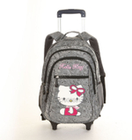 Рюкзак съемный на колесиках с аппликацией Hello Kitty