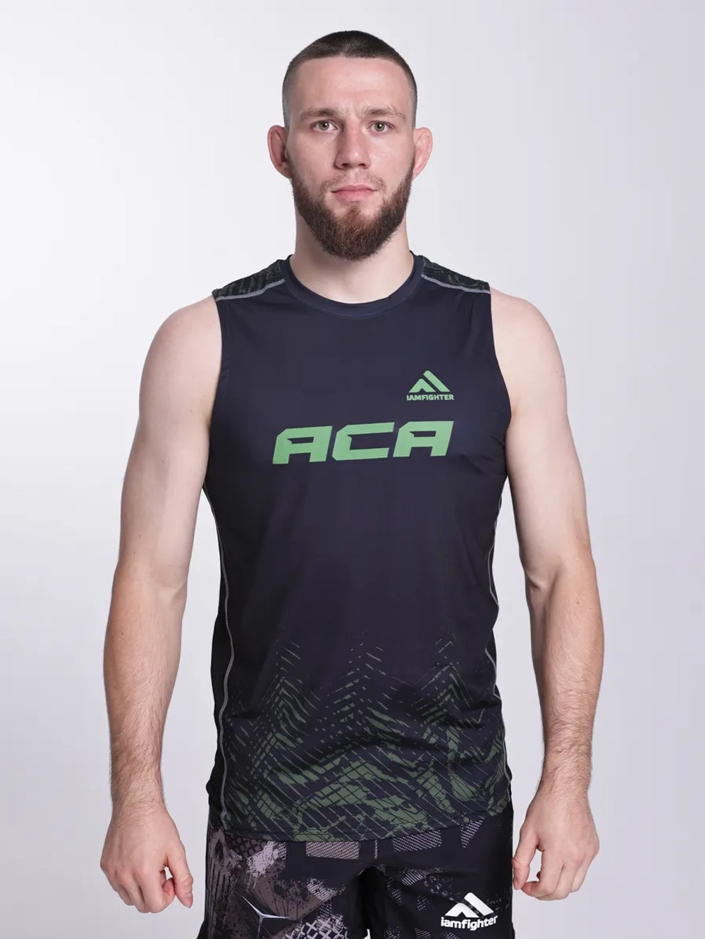 Майка мужская спортивная мма без рукавов ACA