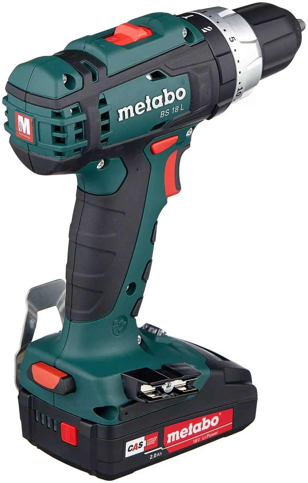 Аккумуляторная дрель-шуруповерт Metabo BS 18 L 2.0Ah x2 Case 602321500