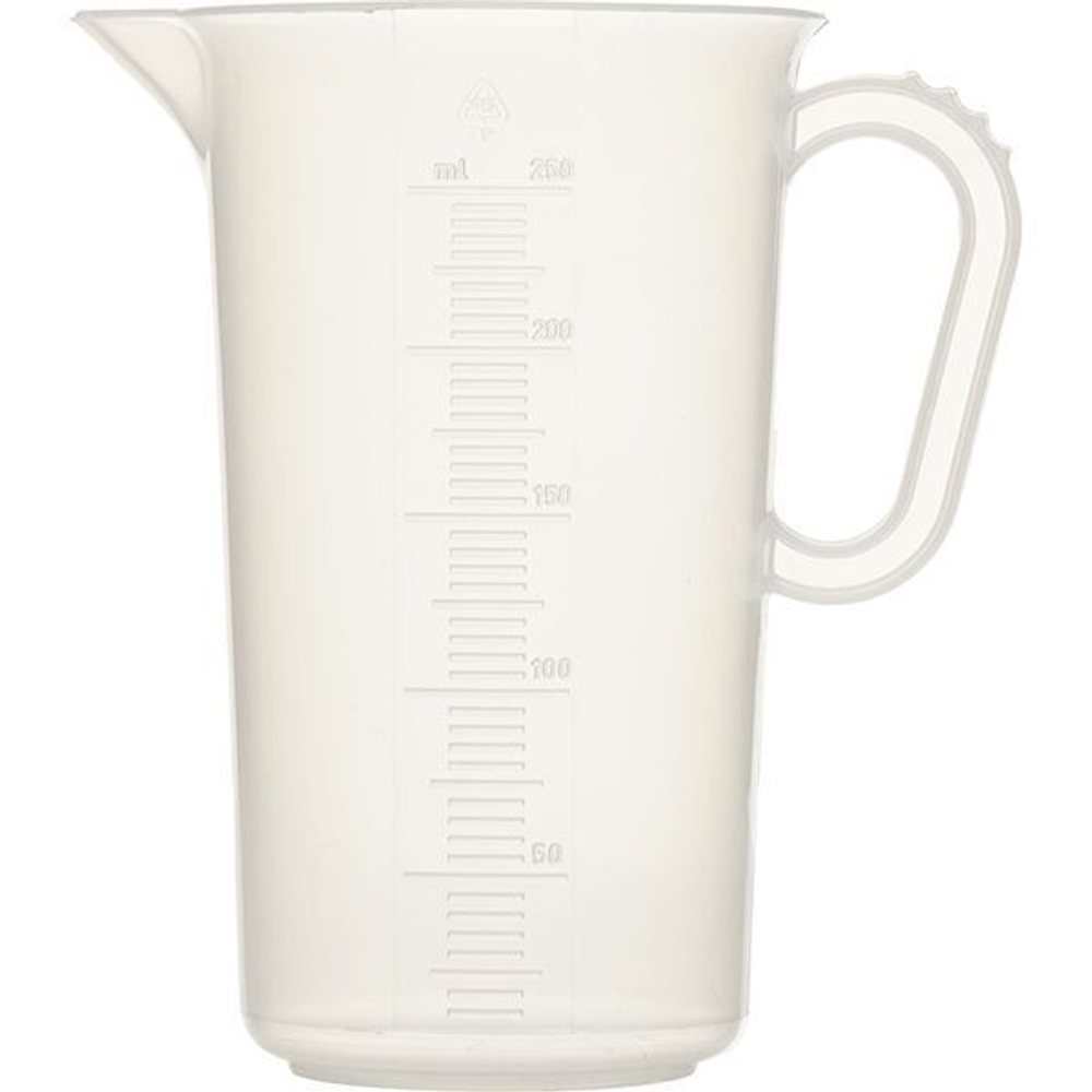 Кувшин мерный;полипроп.;250мл;D=72,H=120мм;прозр. (Цвет: прозрачный)