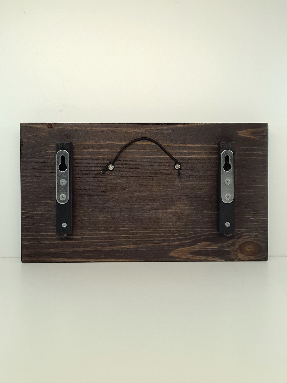 Подкова-сувенир «серебро» на черном. Панно на стену