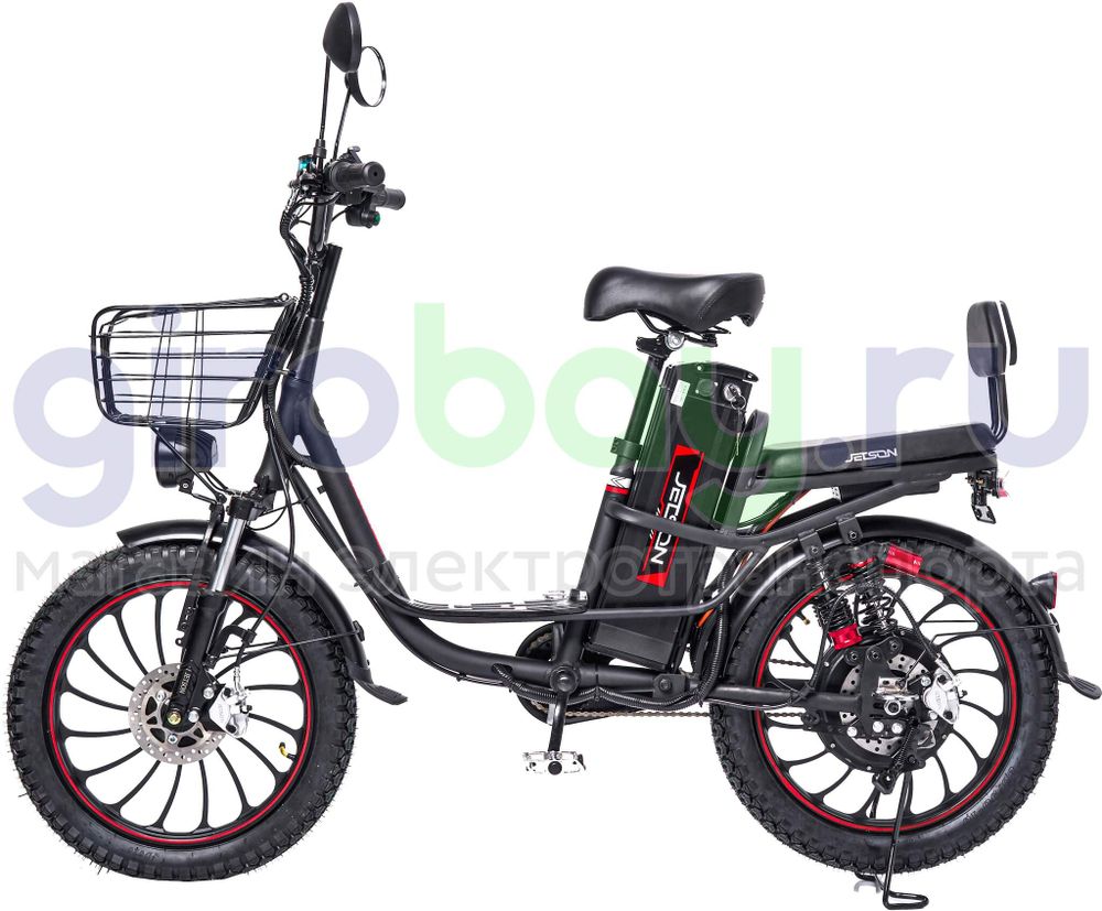 Электровелосипед Jetson PRO MAX 20D Черный (60V/20Ah) (гидравлика) фото №2