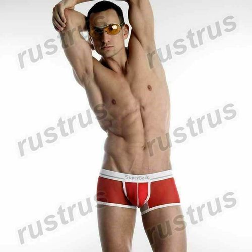 Мужские трусы хипсы красные Superbody