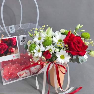 Подарочный набор в красной цветовой гамме