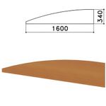 Экран-перегородка "Монолит", 1600х16х340 мм, цвет орех гварнери (КОМПЛЕКТ)