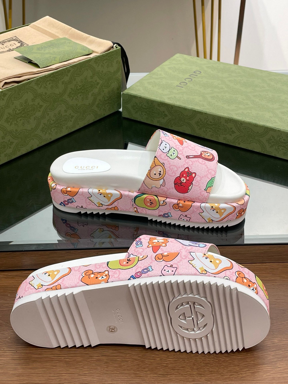 Gucci Platform Slide Sandal