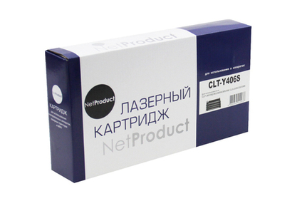 Тонер-картридж CLT-Y406S для Samsung CLP-360/365/368/CLX-3300/3305, Y, NetProduct 1K