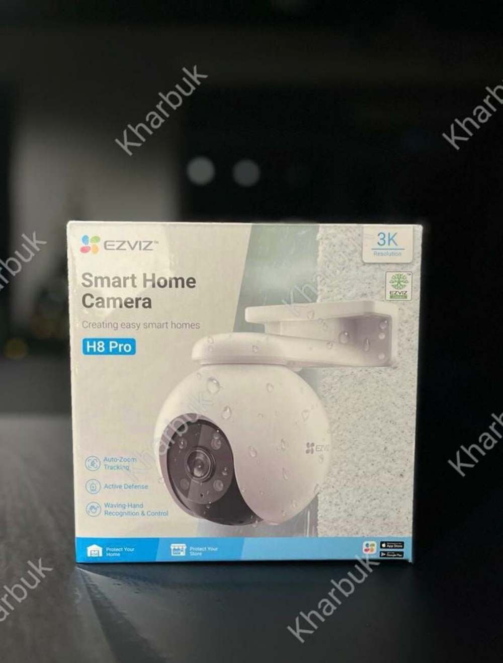 EZVIZ H8 Pro 5 МП поворотная Wi-Fi камера c распознаванием людей и авто.
