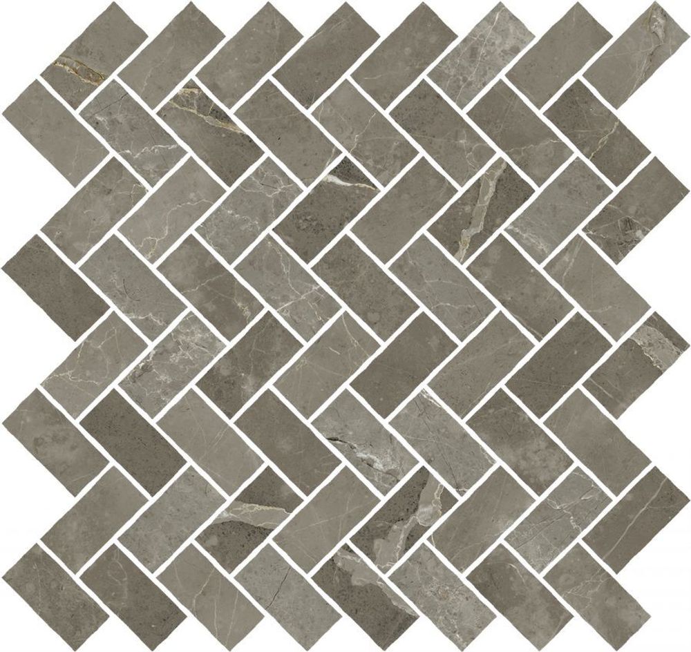 Мозаика Stellaris Tuscania Grey Mosaico Cross 29.70x31.50