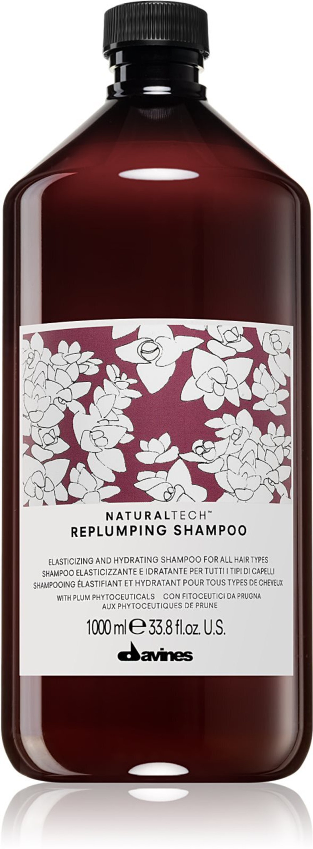 Davines Naturaltech Replumping Conditioner - увлажняющий шампунь /   1000  ml  / GTIN 8004608240396