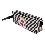 Пенал-косметичка "Girls" 6,5*4*20,5 см, кожзам, с ремешком, 4 дизайна микс