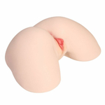 Мастурбатор-полуторс с двойным слоем материала и вибрацией Jenny Onahole Real Hips (Цвет: телесный)