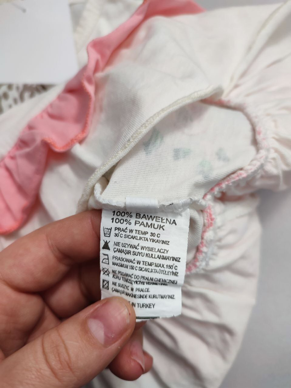 Платье с милым принтом на 6 месяцев