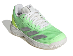 Детские теннисные кроссовки Adidas Courtflash K - pure teal/silver metallic/lucid lemon