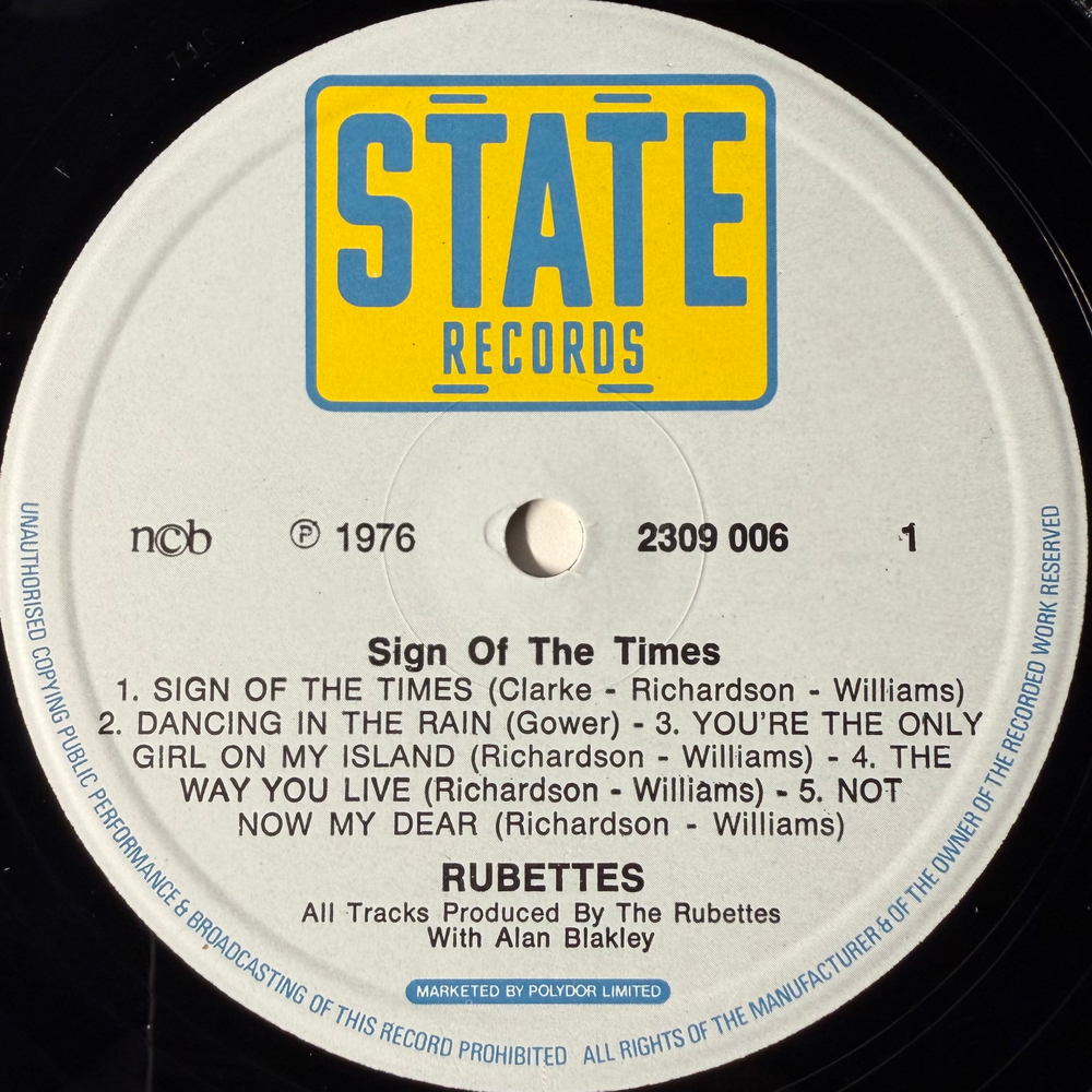 Rubettes – Sign Of The Times (Скандинавия 1976г.)