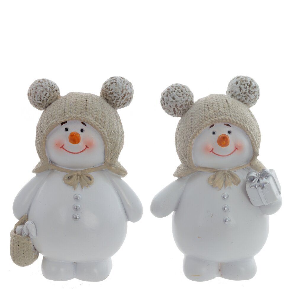 GAEM Фигурка декоративная "Снеговик", L9 W6,5 H13 см, 2в.