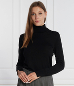 Хлопковый гольф fasecta BOSS BLACK - черный(50493846)