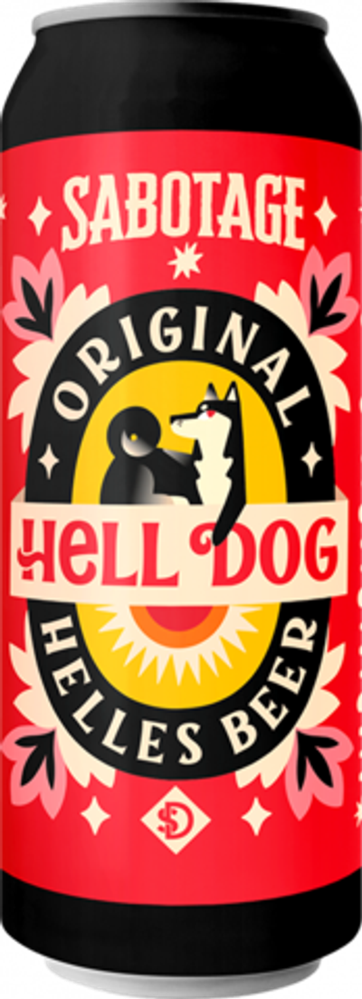 Пиво Саботаж Хэлл Дог / Sabotage Hell Dog 0.45 - банка