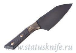 Нож Microtech Kitchen Santoku DLC Bolster Signature 3200B-1DLCCFSфотография - 4