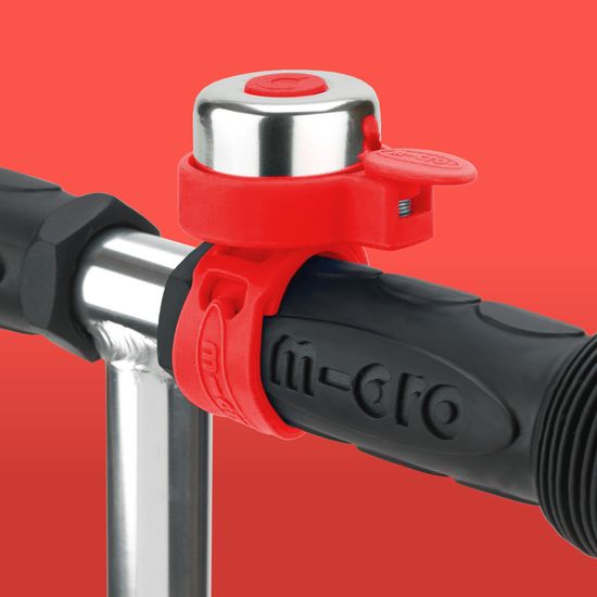 Звоночек на самокат Micro - красный BOX