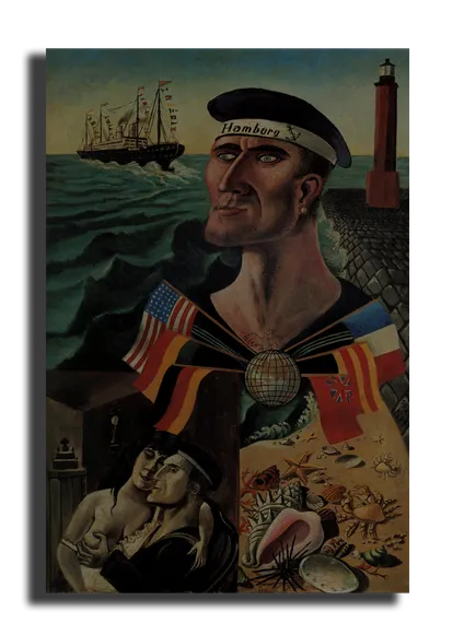 Репродукция "Отто Дикс - Моряк"