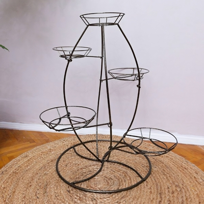 Подставка для цветов напольная "Тюльпан" на 5 горшков, металл М0000081