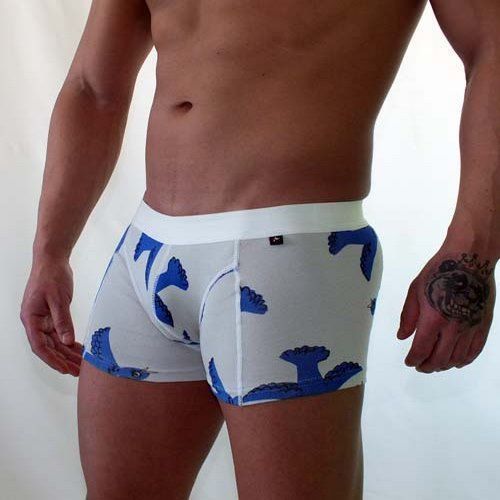 Трусы мужские боксеры светло-серые Van Baam VB-38099