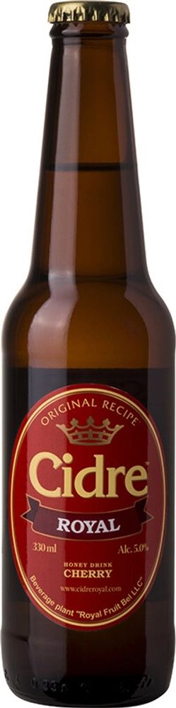 Медовуха Сидр Роял С Вишней / Cidre Royal With Cherry 0.33 - стекло