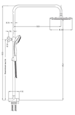 Душевая стойка Esko Shower Tower ST 950 Хром
