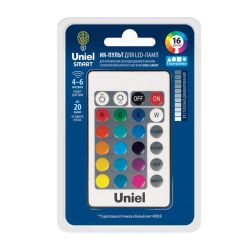 UCH-S210 BLACK Пульт управления лампой RGB серии SMART c ИК сенсором. Черный. ТМ Uniel.