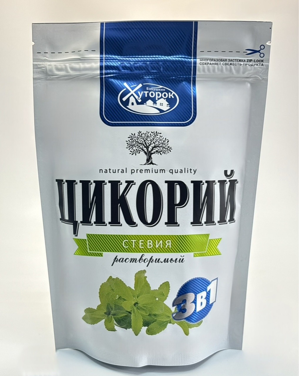 ЦИКОРИЙ БАБУШКИН ХУТОРОК СТЕВИЯ СЛИВКИ 130Г МУ/12
