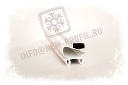 Уплотнитель для шкафа шоковой заморозки Polair CR10-G размер 990*735 мм(011)