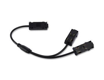 Коннектор питания T-образный для шинопровода GL1114 BK чёрный Magnetic 220V Ambrella