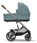 Коляска Cybex Balios S Lux TPE complete Cloud T Leaf Green Plus 3 в 1 Stormy Blue с дождевиками