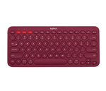 Клавиатура беспроводная Logitech K380 Multi-Device, красный