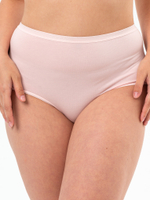 Трусы женские слипы. Набор из 4-х штук розовый-розовый-молоко-серый