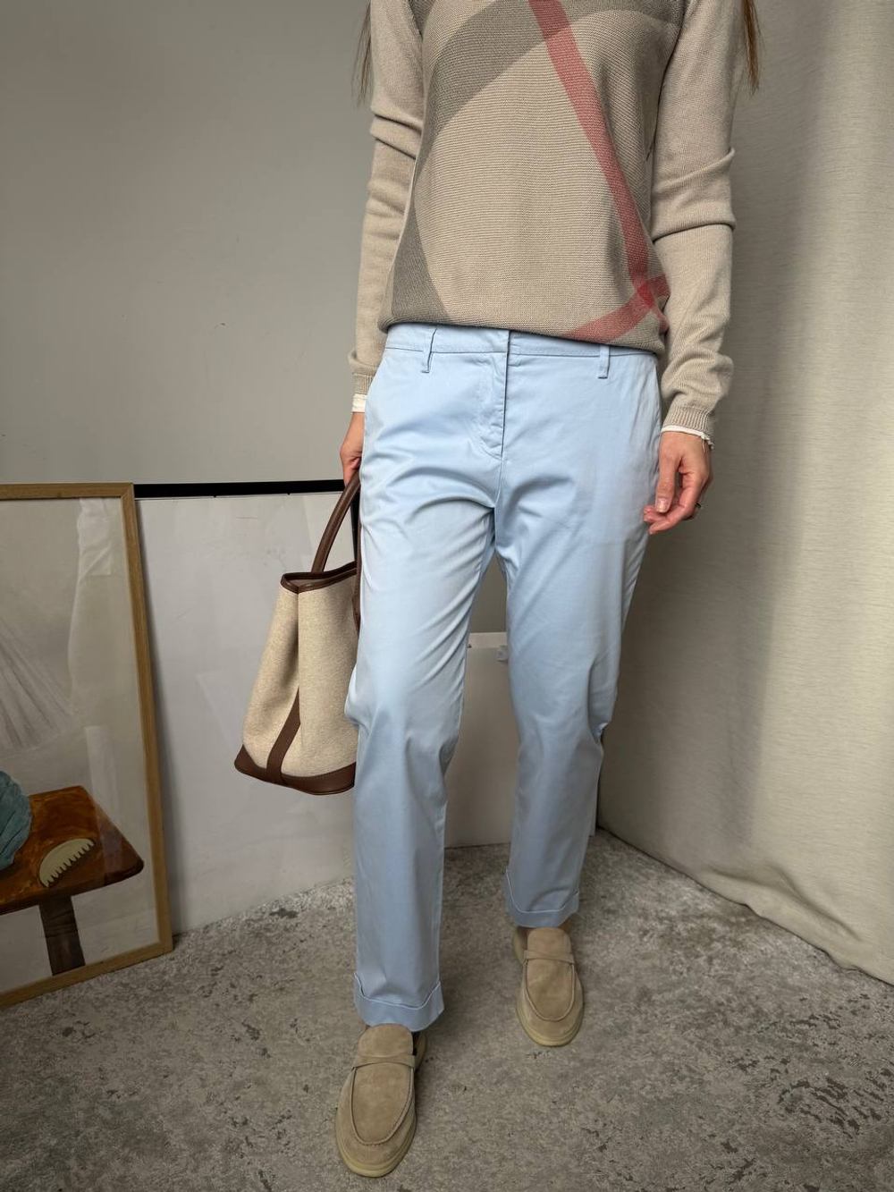 Хлопковые брюки Giorgio Armani, S/M