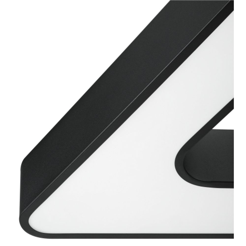 Светильник LED ЭРА Geometria SPO-153-B-40K-030 Delta 30Вт 4000К 2100Лм IP40 600*80 черный подвесной драйвер внутри