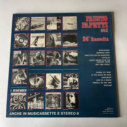 Винтажная виниловая пластинка LP Fausto Papetti Фаусто Папетти Sax 24 Raccolta (Италия 1977)