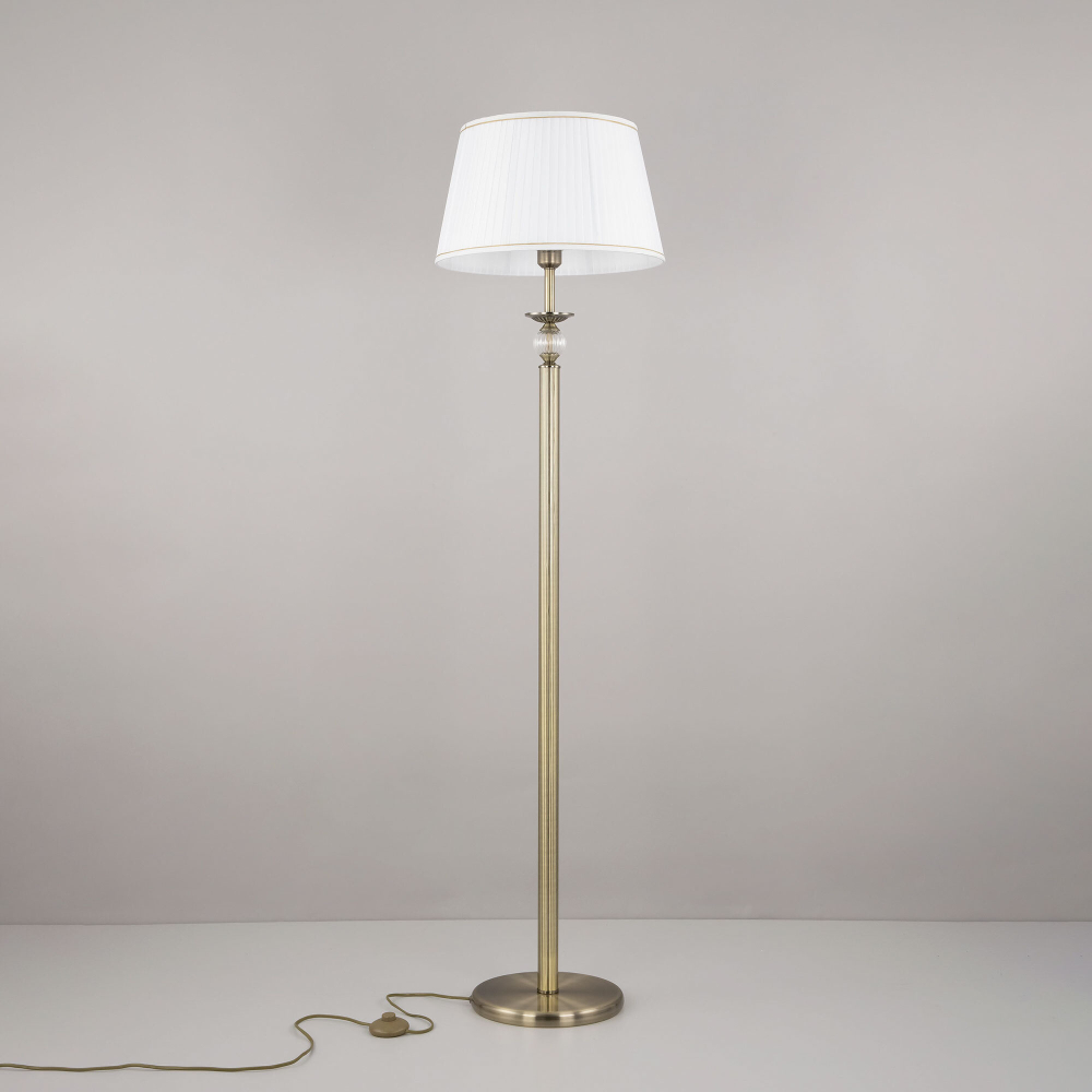 Citilux Гера CL433913 Торшер с абажуром Бронза