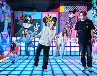 Интерактивный светодиодный пол "Арена Pixel battle"