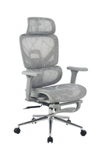 Кресло офисное TopChairs Vertus серая сетка