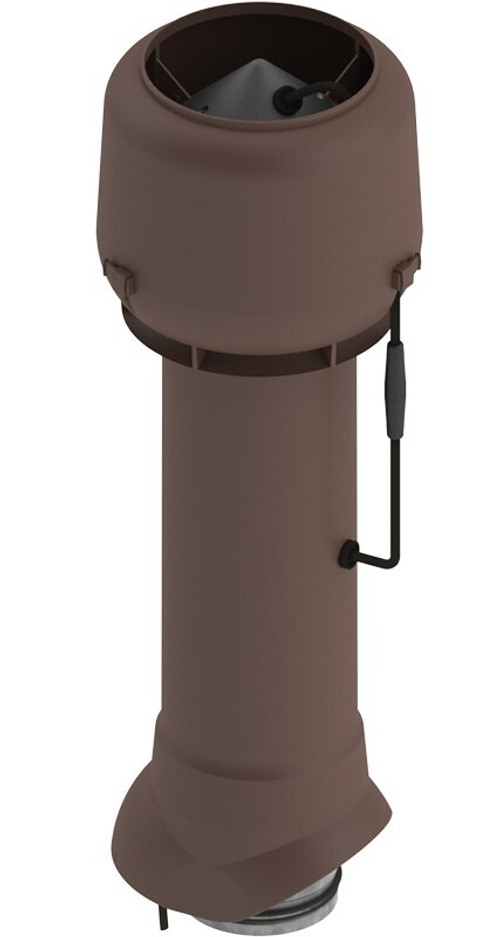 TP-85E.125/160/700 Выход вентиляционный с электро-вентилятором D125