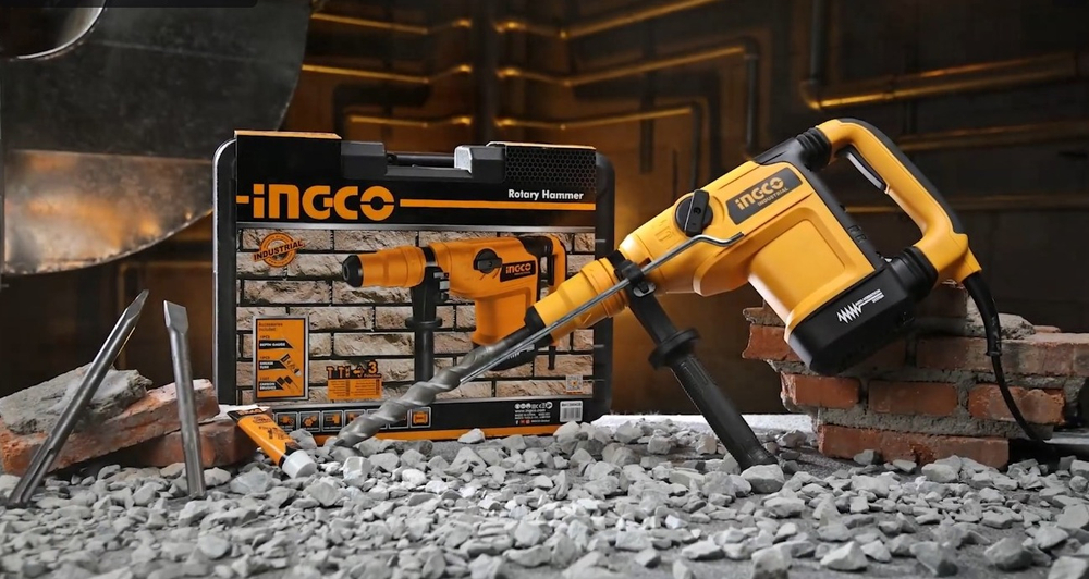 Перфоратор SDS-Max INGCO RH1200428 INDUSTRIAL 1200 Вт 2-10 Дж