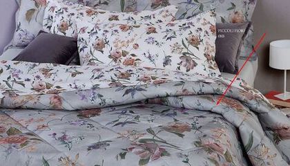 Постельное белье 2 спальное евро Mirabello Luce Sui Fiori 08N Grigio