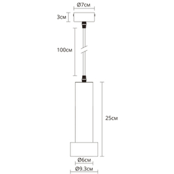 Подвесной светильник Arte Lamp A3147SP-1BK