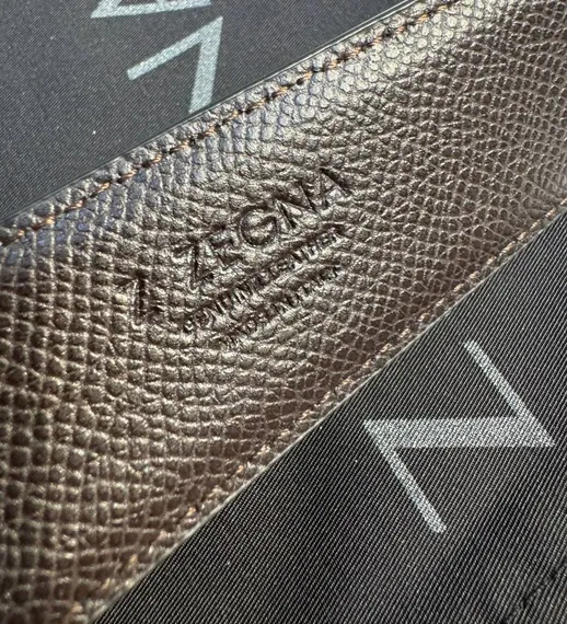 Двусторонний мужской ремень ZEGNA, 3,5 мм, чёрный