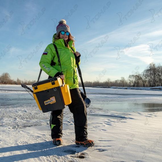 Ящик FishBox Thermo с термоконтейнером (19л/8,5л) черно-желтый (T-FB-T-19-8-BY) Helios (0)