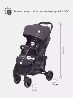 Коляска детская RANT "LIFE STAR" RA102 Moon Grey