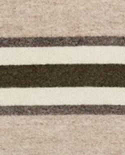 Zara Home плед из шерсти, хаки, в полоску, 140x190 см